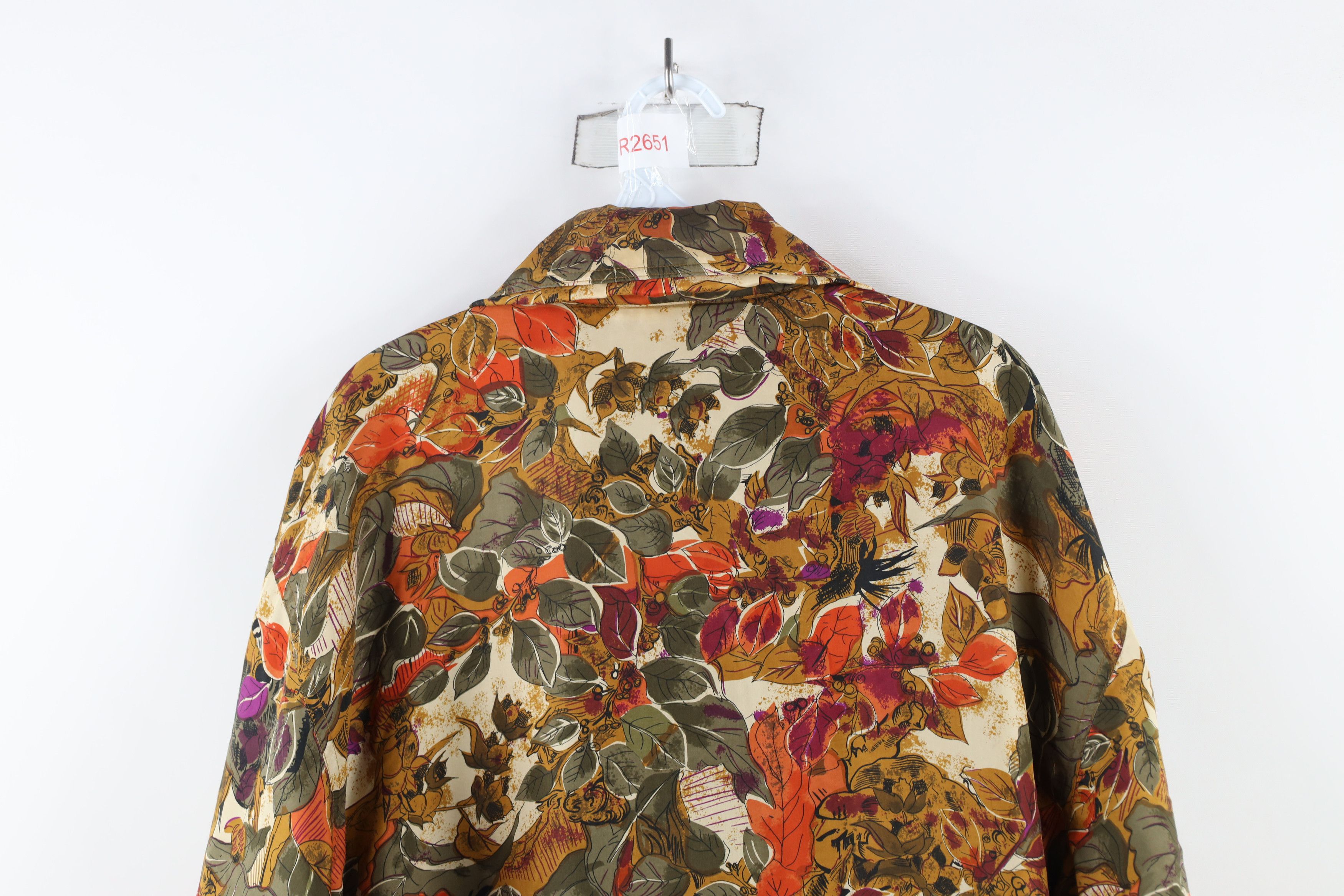 Vintage Vintage 90s Streetwear Flower Full Zip Bomber Jacket Coat Size M / US 6-8 / IT 42-44 - 11 Thumbnail