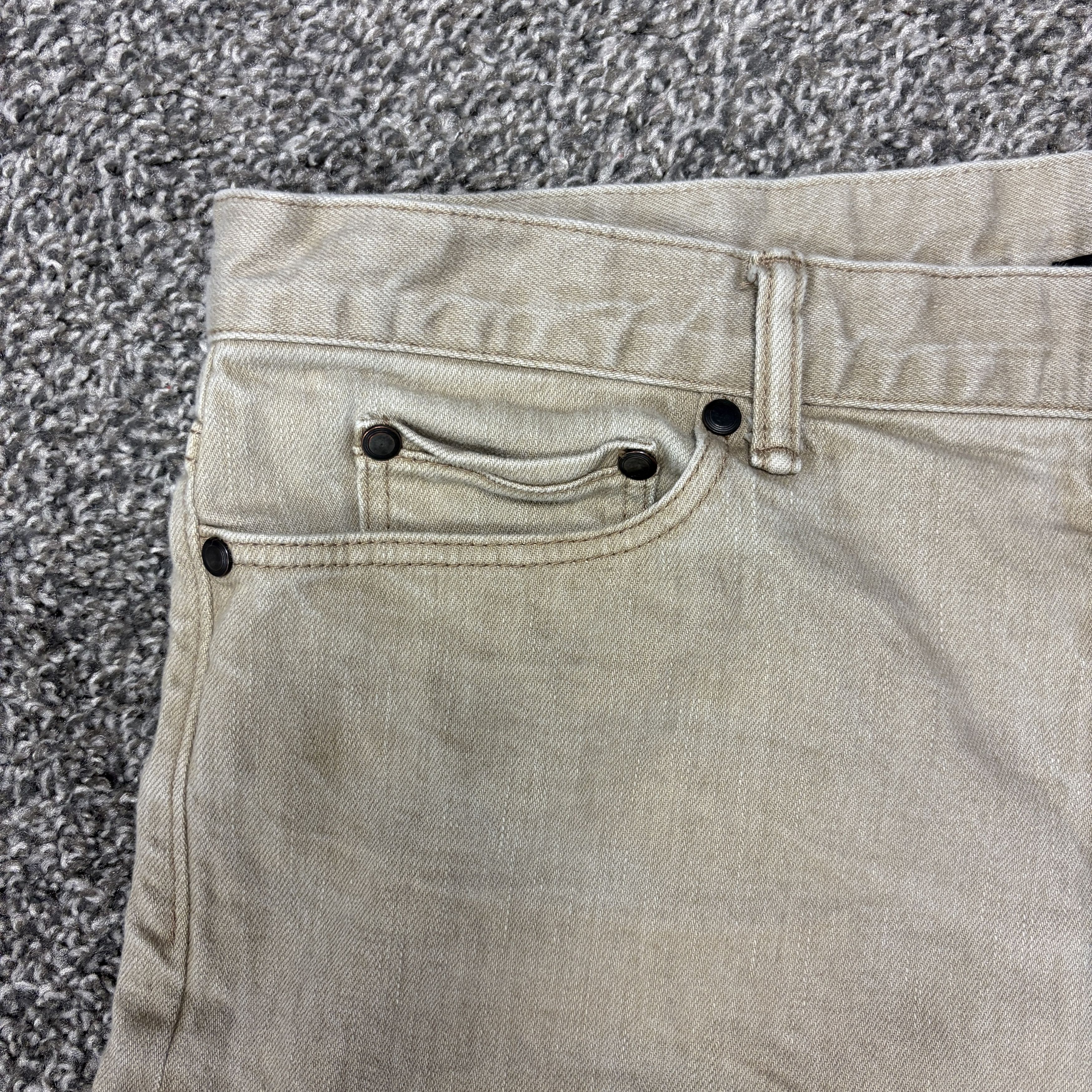 Levi's John Elliott Jeans Slim/Skinny Light Tan/Beige Japan, 34x34 Size US 34 / EU 50 - 2 Thumbnail