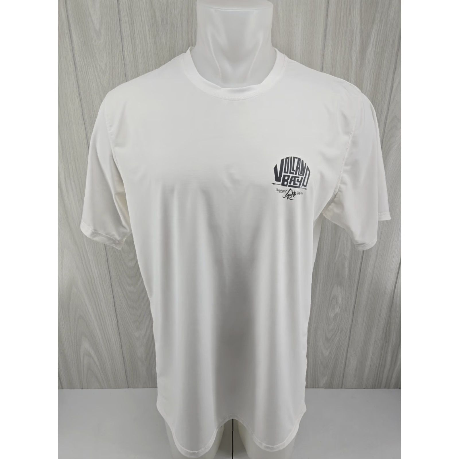Vintage Volcano Bay T-Shirt White Men's XL Size T-Shirt Ocean Nautical Logo Moisture Wicking Quick Dry Summer Regular Size US XL / EU 56 / 4 - 2 Thumbnail