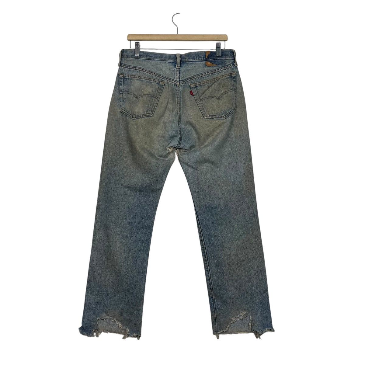 Levi's Vintage 90s Levis Distressed Denim Jeans Size US 32 / EU 48 - 7 Thumbnail