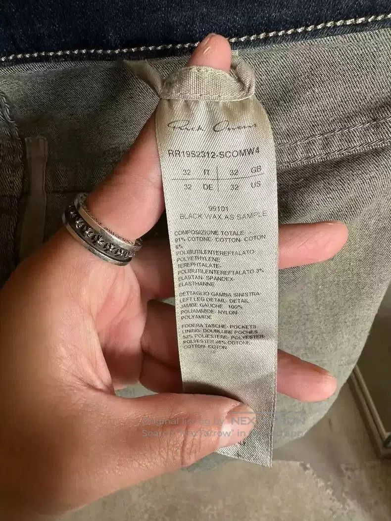 Rick Owens Rick Owens Men's denim stitching shorts. Size US 32 / EU 48 - 6 Thumbnail