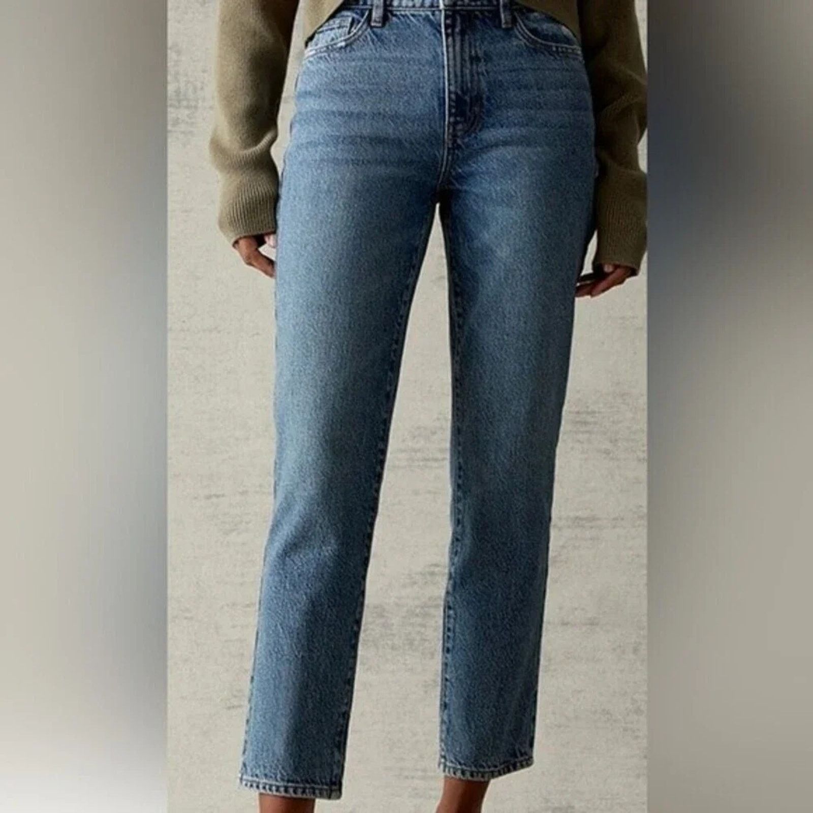 Pacsun Pacsun mom Jean, medium blue, size 27. Size 27" / US 4 / IT 40 - 7 Thumbnail