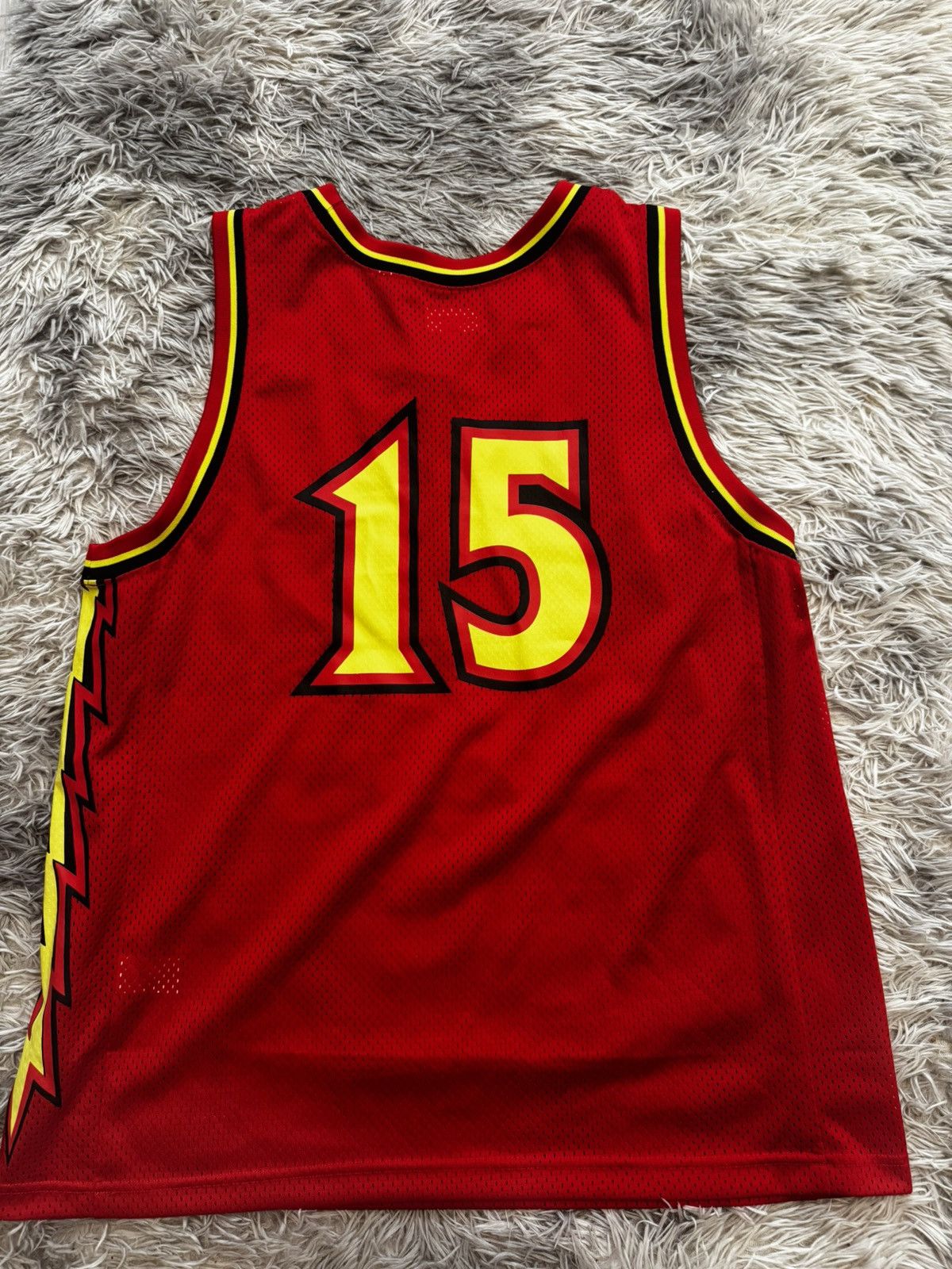 Supreme Supreme Bolt Basketball Jersey Red (L) Size US L / EU 52-54 / 3 - 2 Thumbnail