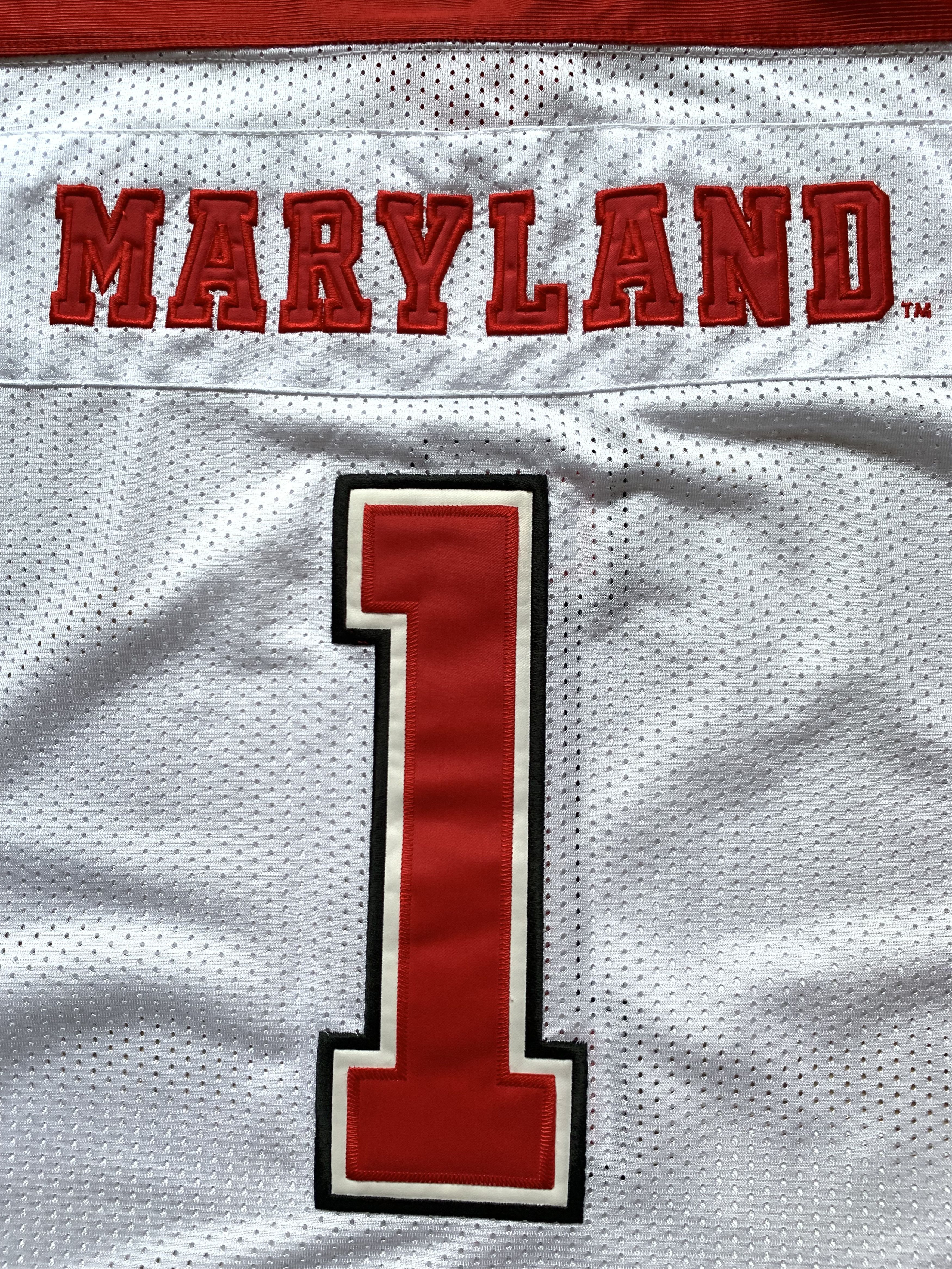 NBA × Vintage Vintage Maryland Terrapins #1 Basketball Jersey Size US L / EU 52-54 / 3 - 10 Thumbnail
