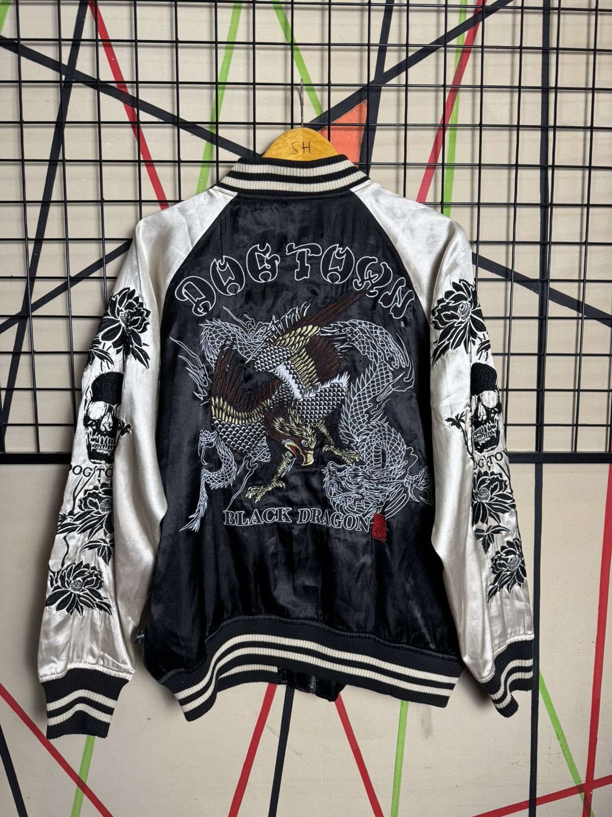 Dogtown Vintage Sukajan jacket Dog Town Black Dragon Embroid Size US L / EU 52-54 / 3 - 2 Thumbnail