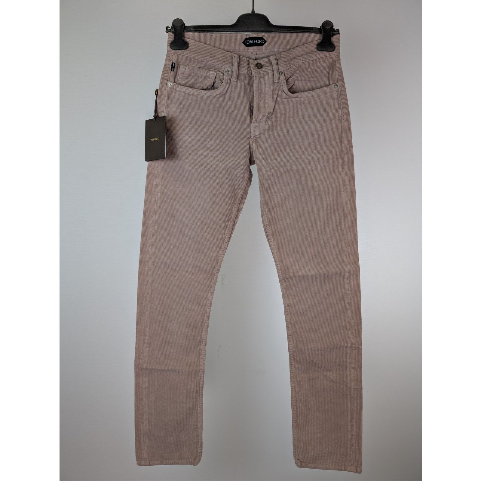 Tom Ford o1rshd1 Corduroy Slim Fit Denim Jeans in Pink Size US 30 / EU 46 - 2 Thumbnail