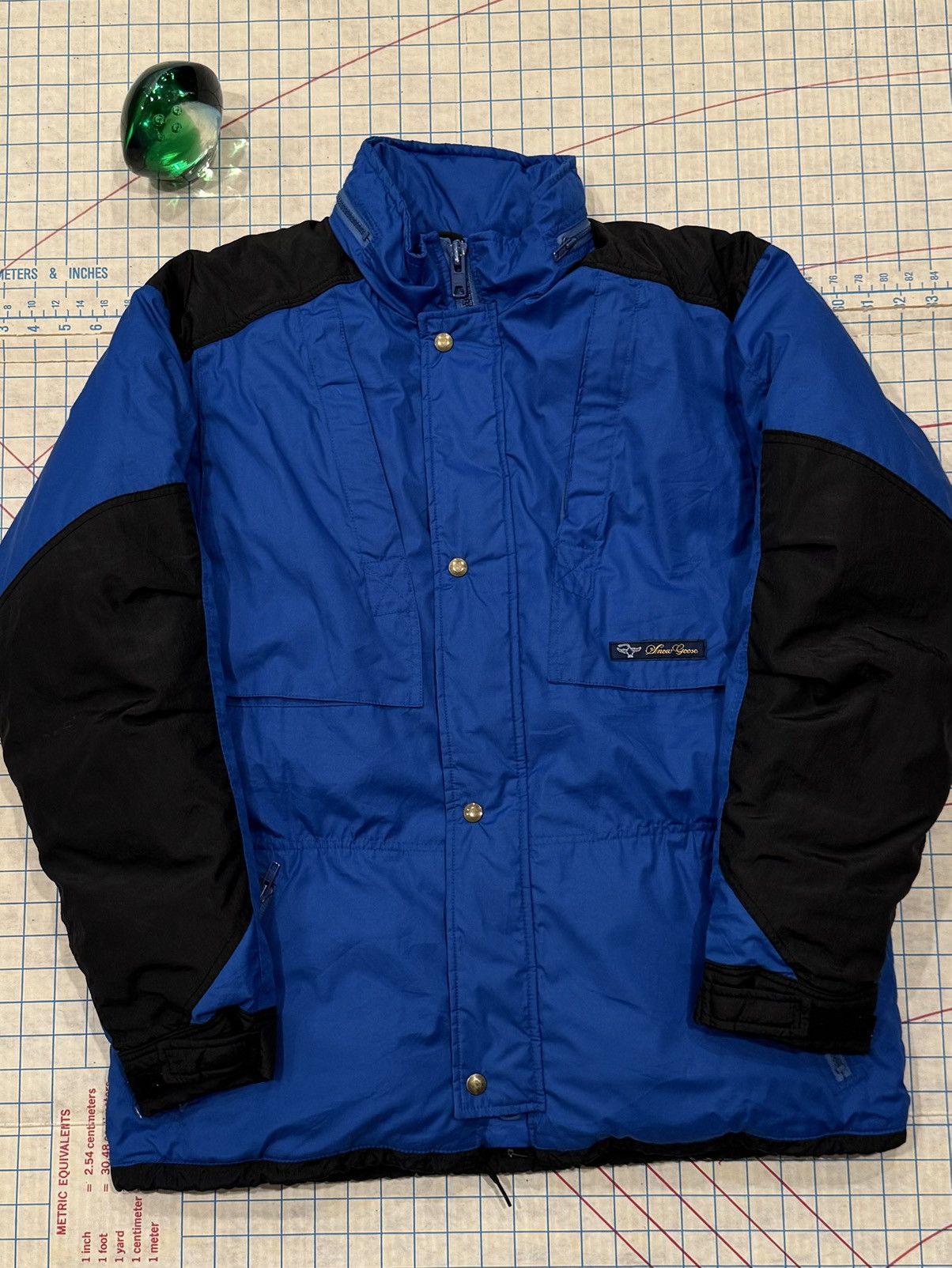 Canada Goose Vintage Snow Goose Down Puffer Jacket Black and Blue Large Size US L / EU 52-54 / 3 - 2 Thumbnail