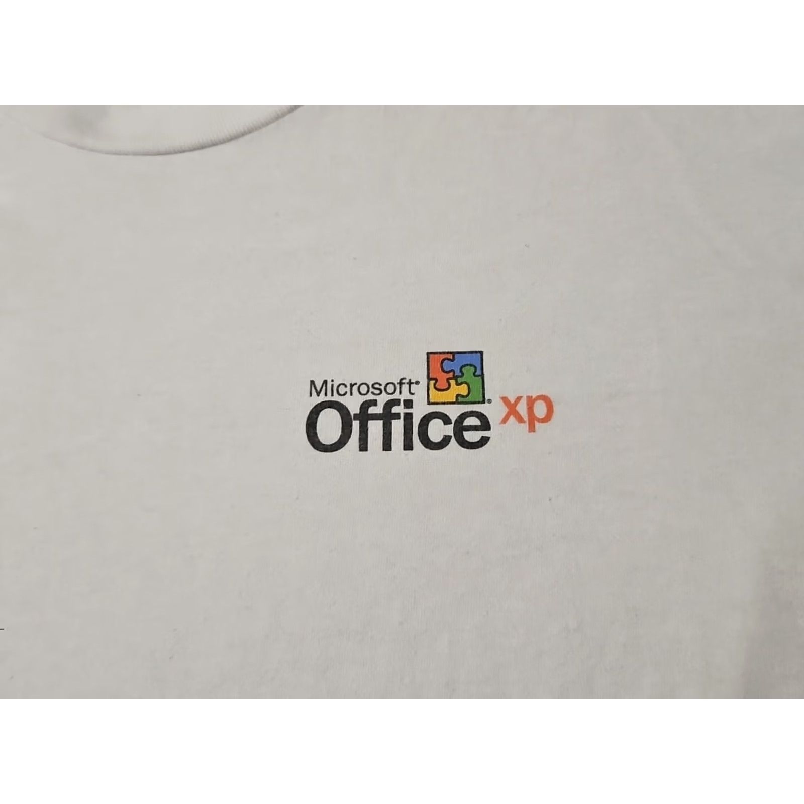 Delta Vintage Windows XP T-Shirt Men's XL White Logo 90s USA Microsoft Delta Shirt Size US XL / EU 56 / 4 - 4 Thumbnail