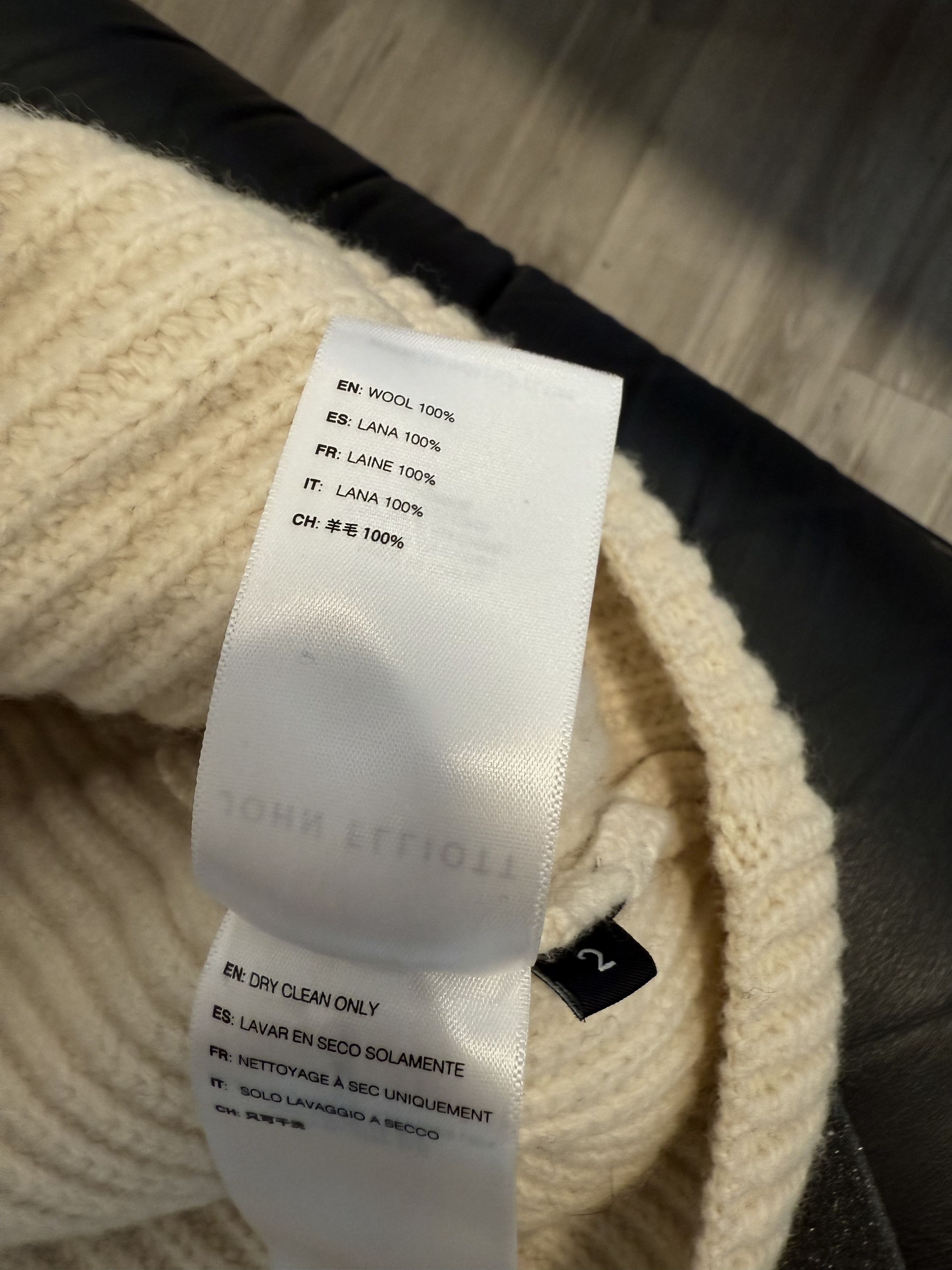 John Elliott JOHN ELLIOTT DAKOTA KNIT PONCHO HOODIE - M Size US M / EU 48-50 / 2 - 8 Thumbnail