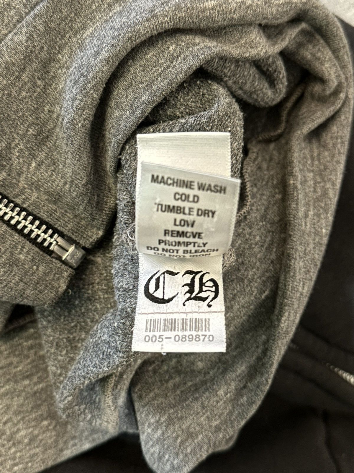 Chrome Hearts CHROME HEARTS VINTAGE GREY PRINTED ZIP UP Size US L / EU 52-54 / 3 - 8 Thumbnail