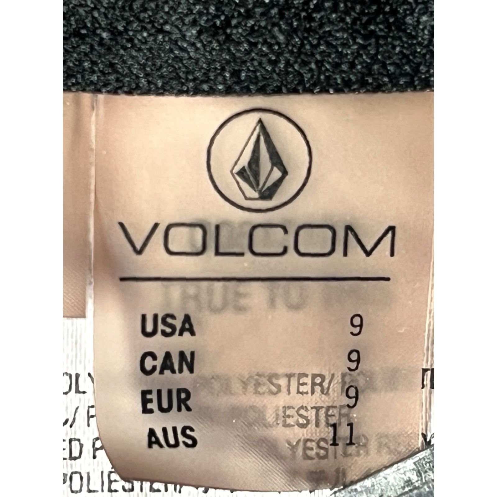 Volcom VOLCOM Beach Board Shorts Women's 9 Black Solid Drawstring Size ONE SIZE - 5 Thumbnail