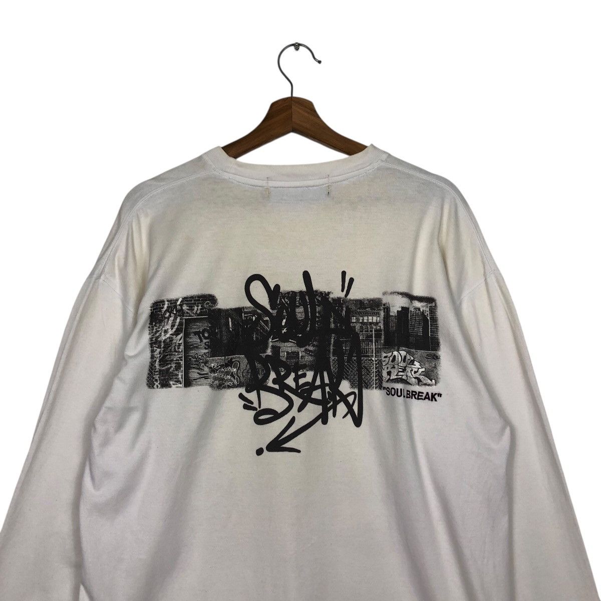 Japanese Brand 📌Vintage Long Sleeve Shirt Soul Break Punk Size US XXL / EU 58 / 5 - 10 Thumbnail