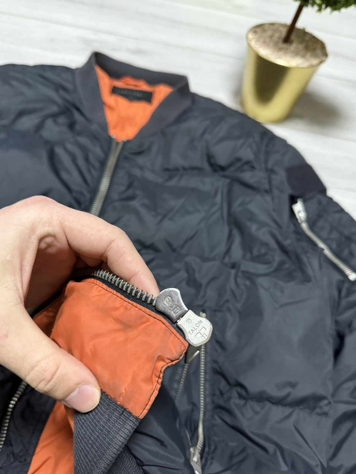 Allsaints Allsaints furlough bomber down jacket zip Size US L / EU 52-54 / 3 - 6 Thumbnail