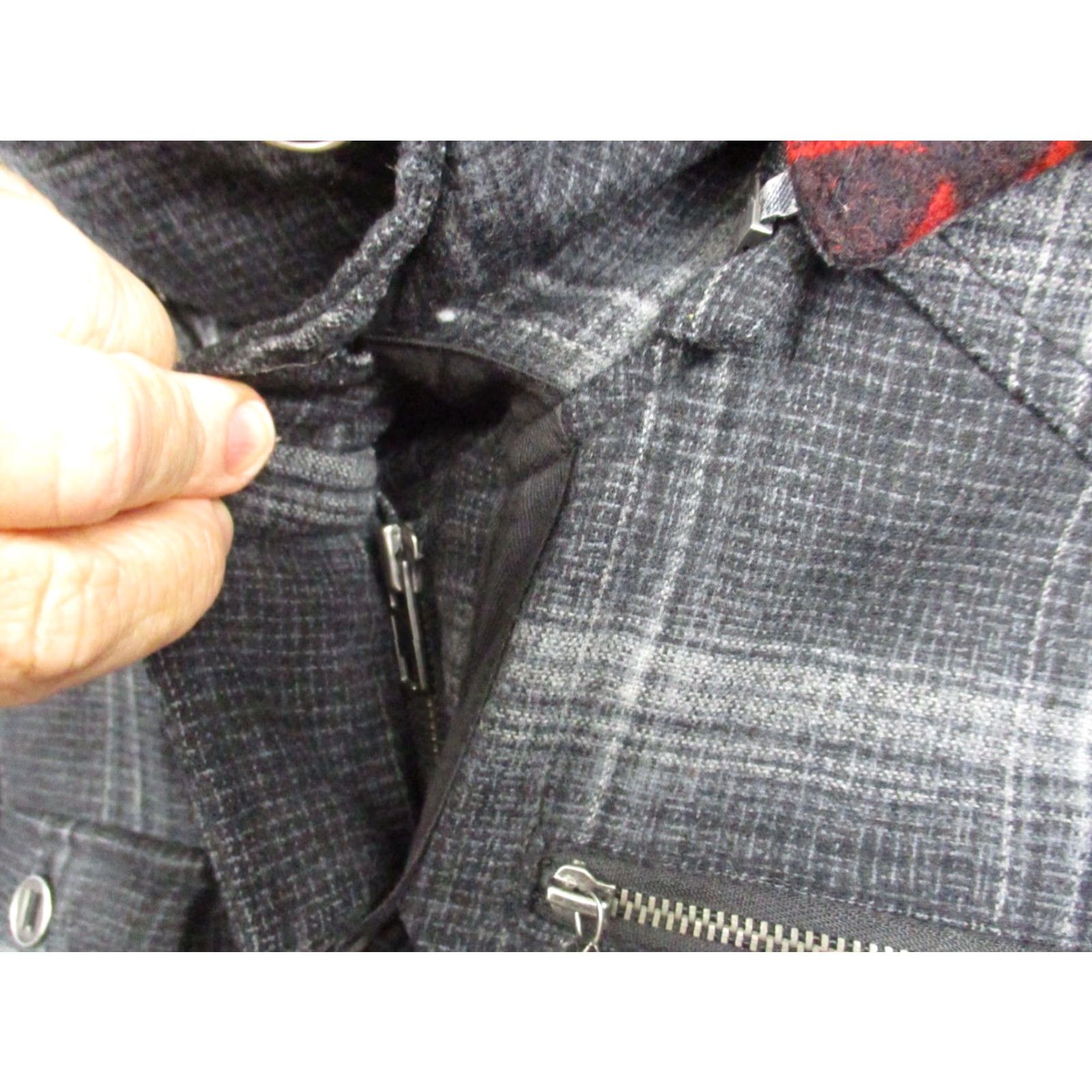 Pendleton Pendleton Gray Wool Parka Jacket Small Women Removable Hood Plaid Wool Women's Parka Jacket 90s Style? Size S / US 4 / IT 40 - 7 Thumbnail