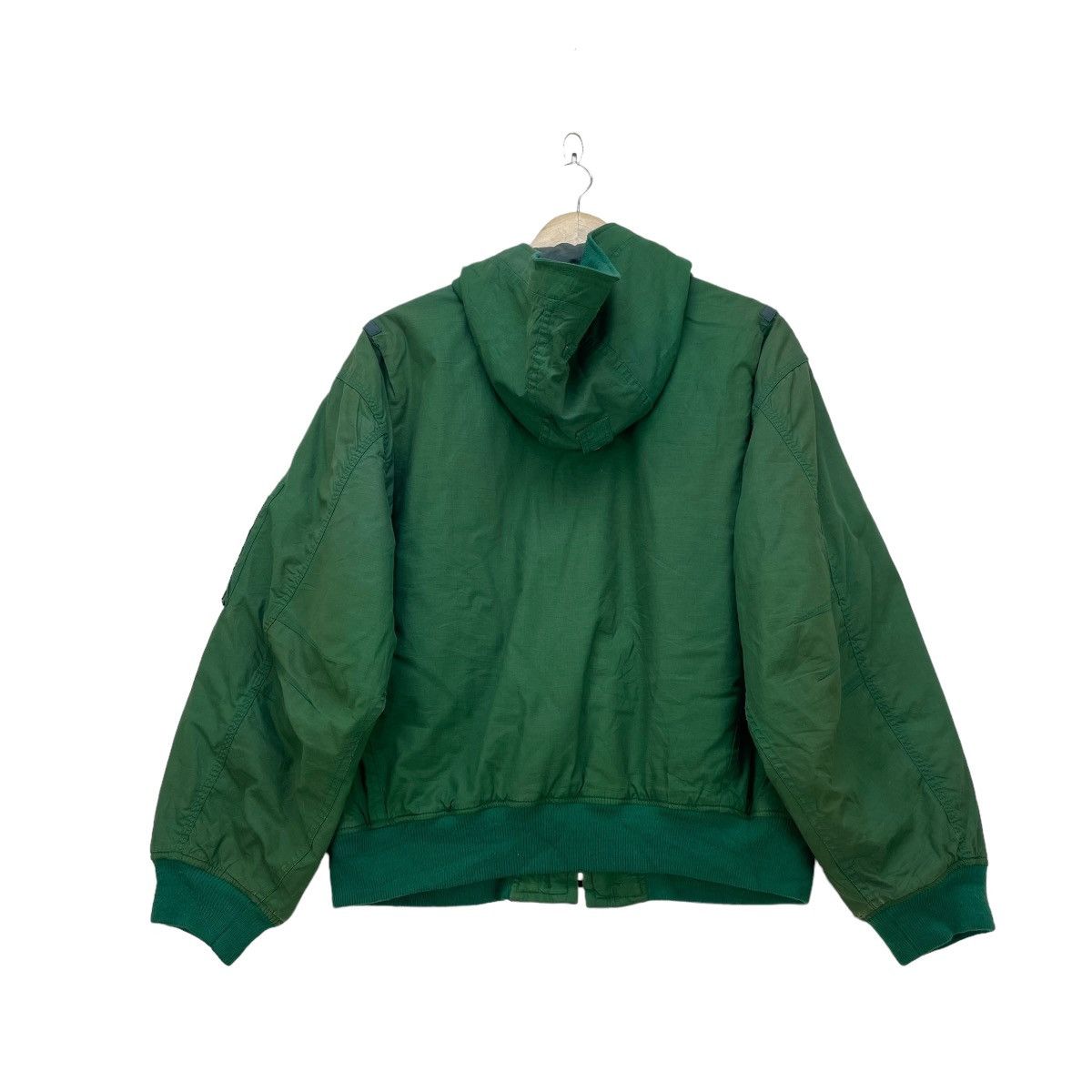 Japanese Brand Japanese Brand Union Bay Bomber Hooded Jacket Size US M / EU 48-50 / 2 - 2 Thumbnail