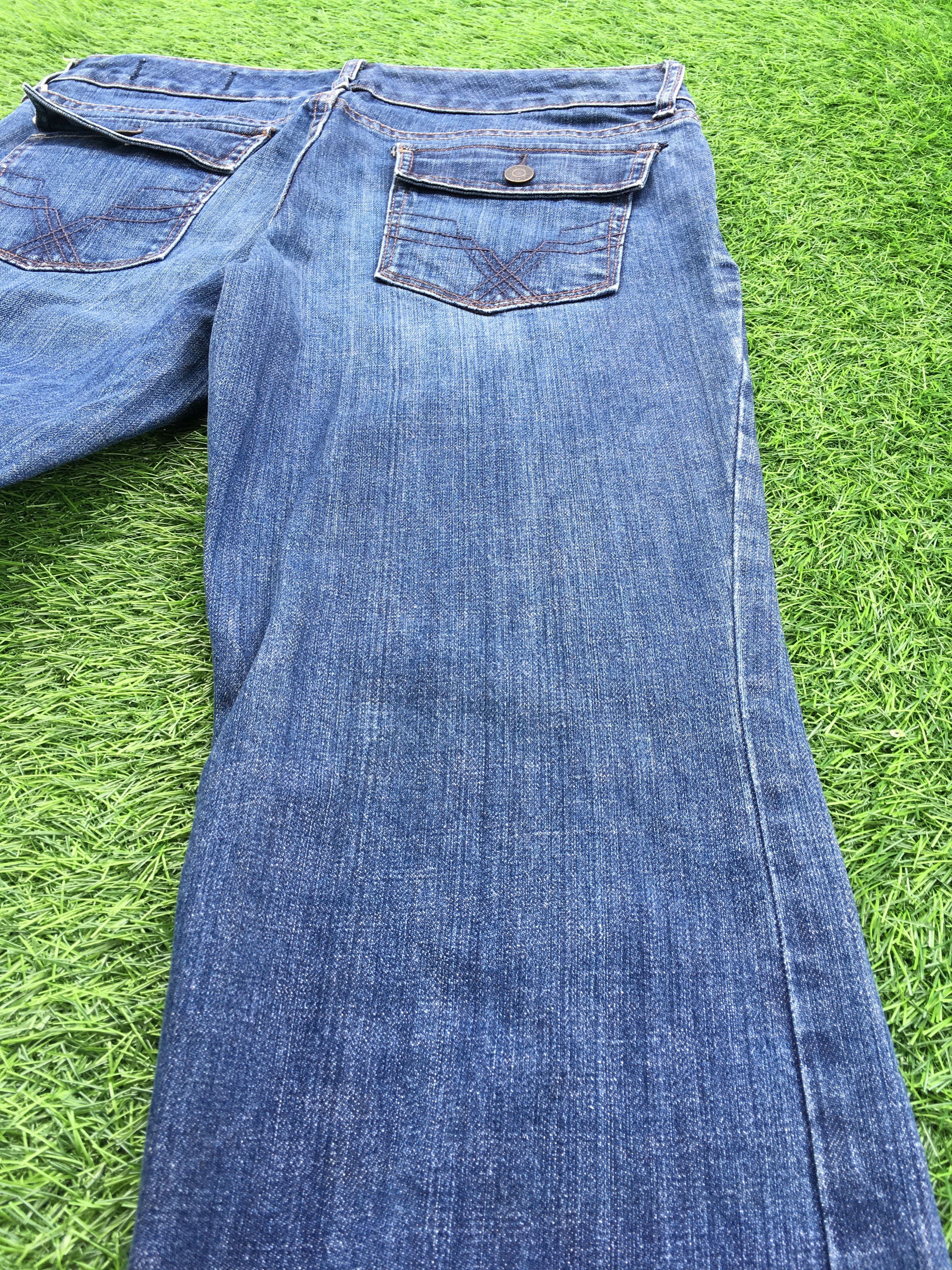 Designer × Japanese Brand × Jean Y2K Curvy Bootcut Stretch Jeans D-993 Size 29" - 8 Thumbnail