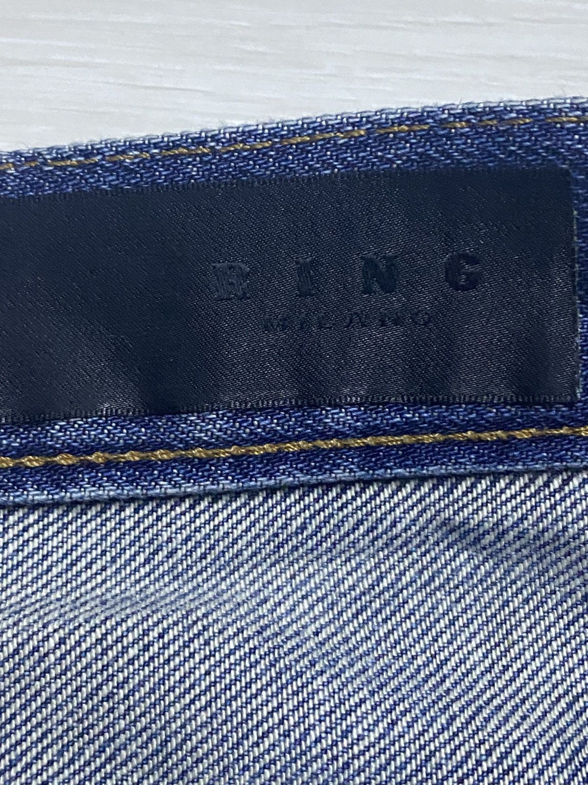 Ring Milano Vintage Ring Milano Blue Wash Distressed Skinny Jeans Size US 31 - 16 Thumbnail