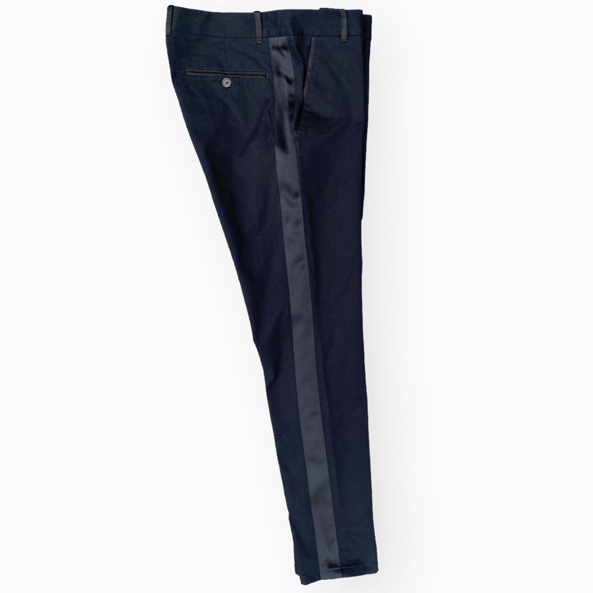 Balmain SS18 Runway Side Tape Skinny Stretch Trousers Size US 32 / EU 48 - 2 Thumbnail