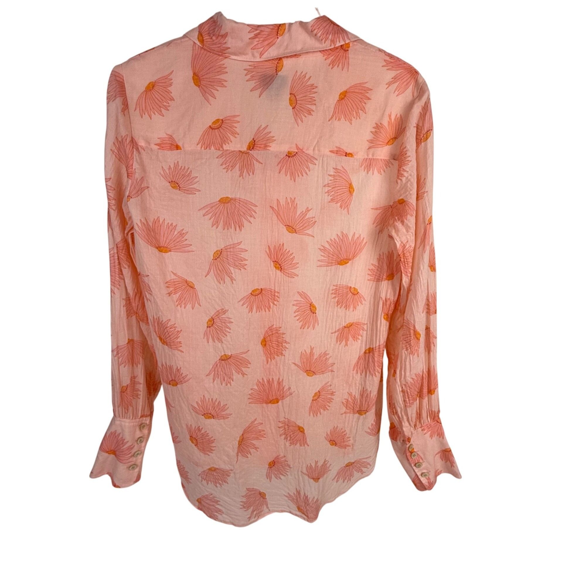Kate Spade Kate Spade Women's Falling Flower Voile Long-Sleeve Blouse B Size M / US 6-8 / IT 42-44 - 4 Thumbnail