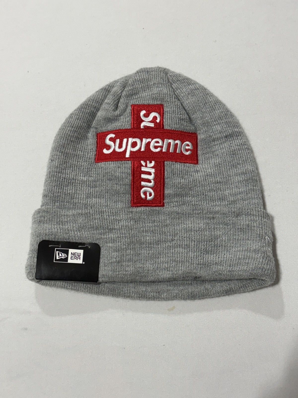 Supreme Supreme New Era Cross Box Logo Beanie FW20 Size ONE SIZE - 1 Thumbnail