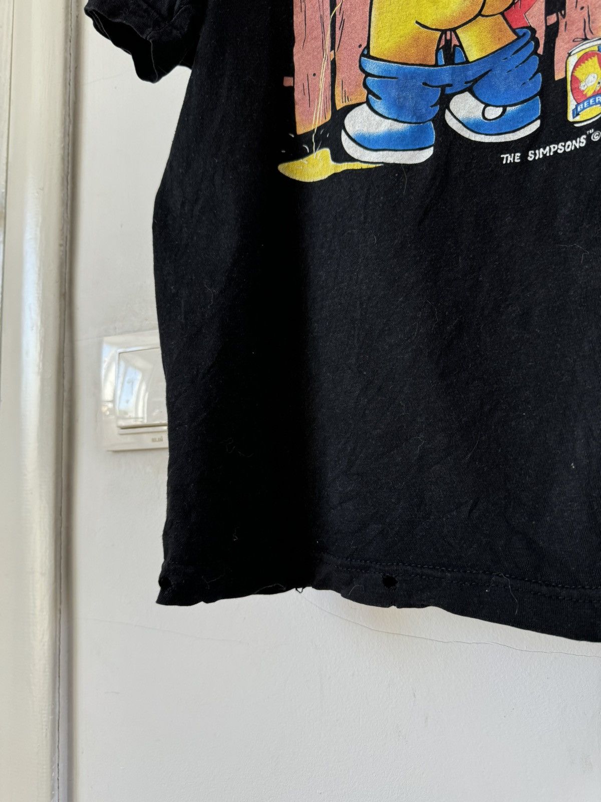 The Simpsons × Vintage Vintage 90s The Simpsons Bart Peeing Graphic Tee Size US L / EU 52-54 / 3 - 2 Thumbnail