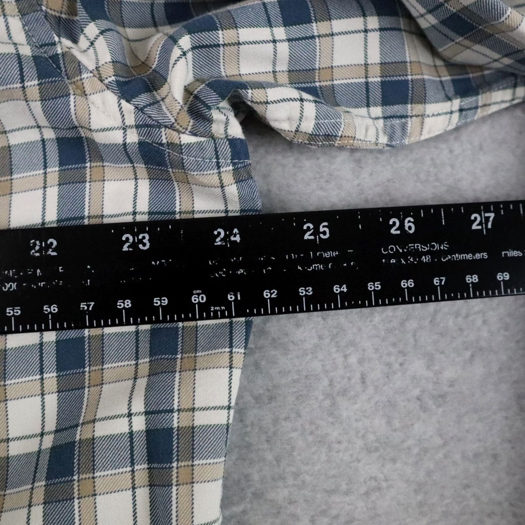 Eddie Bauer Eddie Bauer Shirt Mens Large Button Down Plaid Pocket Long Sleeve Relaxed Fit Size US L / EU 52-54 / 3 - 6 Thumbnail