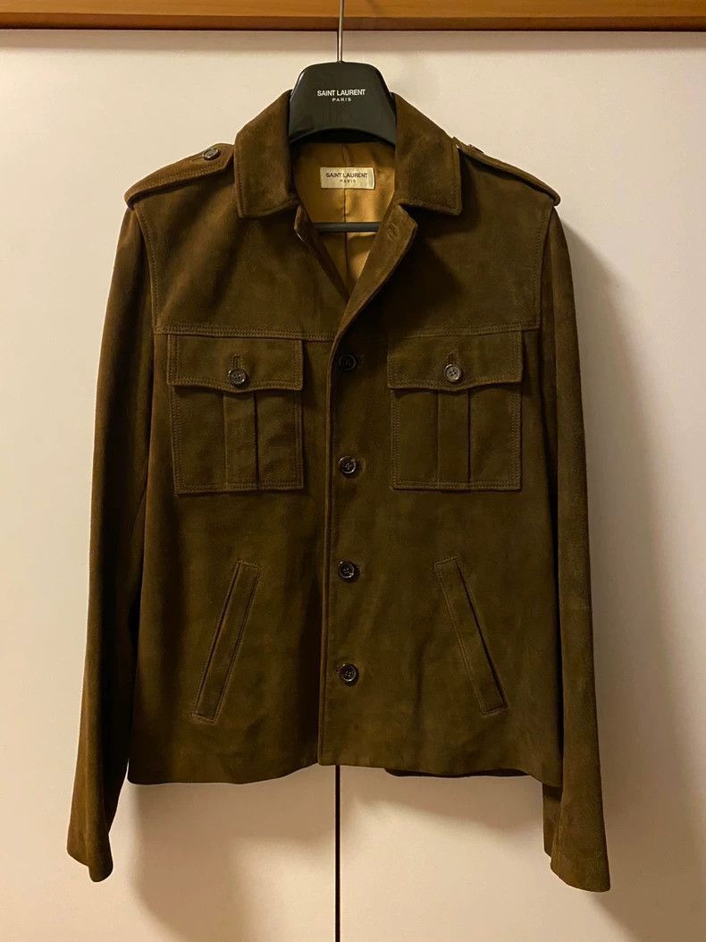 Saint Laurent Paris saint laurent goatskin suede jacket-2507 Size US M / EU 48-50 / 2 - 8 Thumbnail