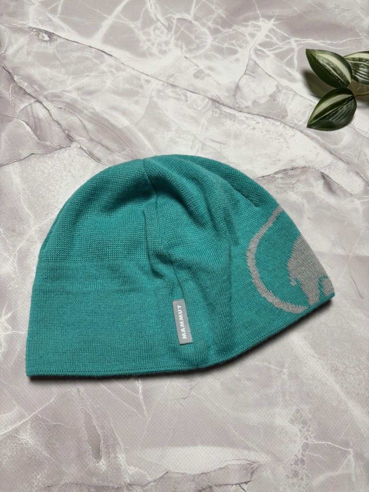 Mammut Mammut Tweak Beanie Hat Wool Blend Turquoise Unisex One Size Size ONE SIZE - 3 Thumbnail