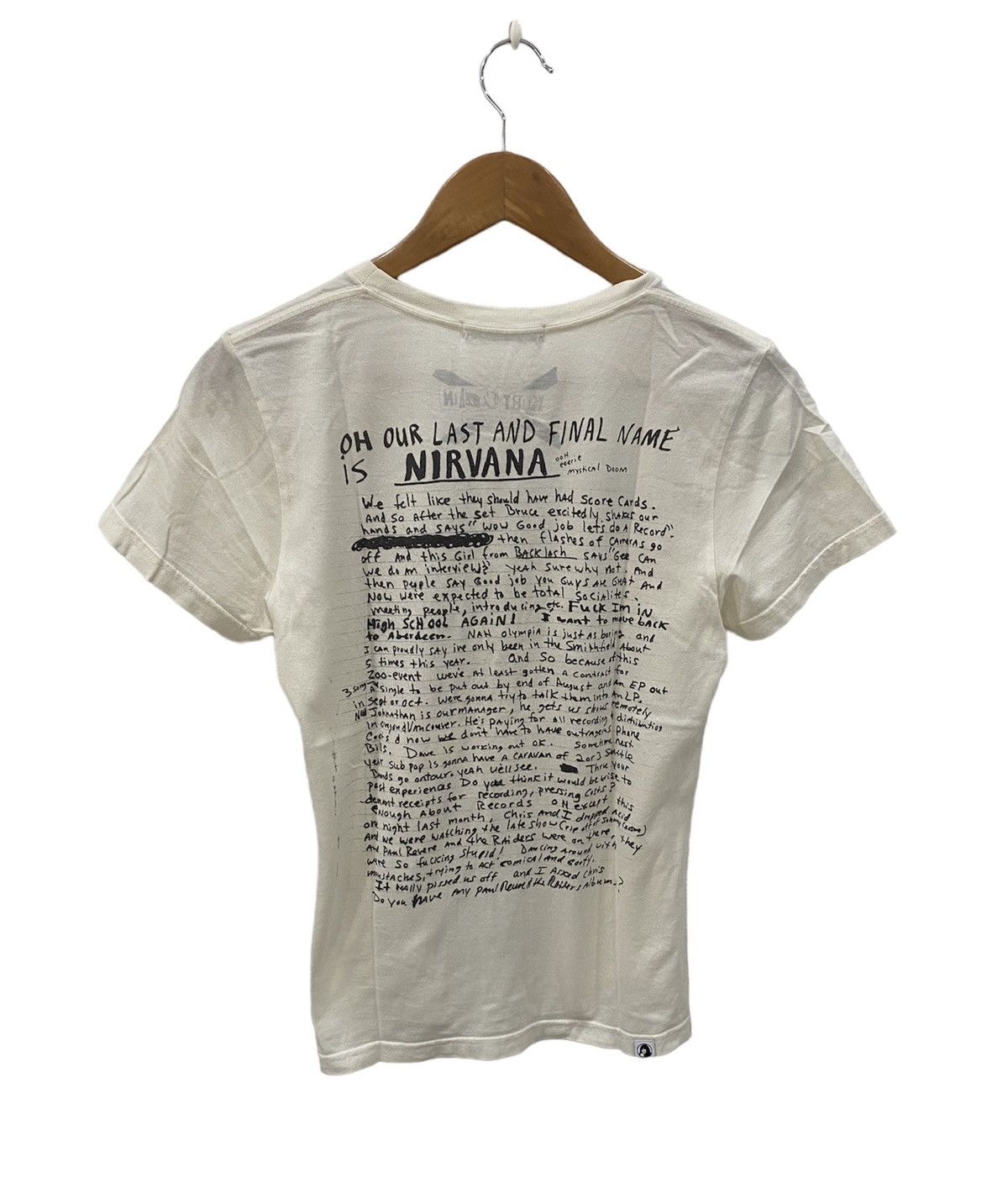 Hysteric Glamour 🔥HYSTERIC GLAMOUR x Kurt Cobain Love Buzz Nirvana tee shirt Size XS / US 0-2 / IT 36-38 - 6 Thumbnail