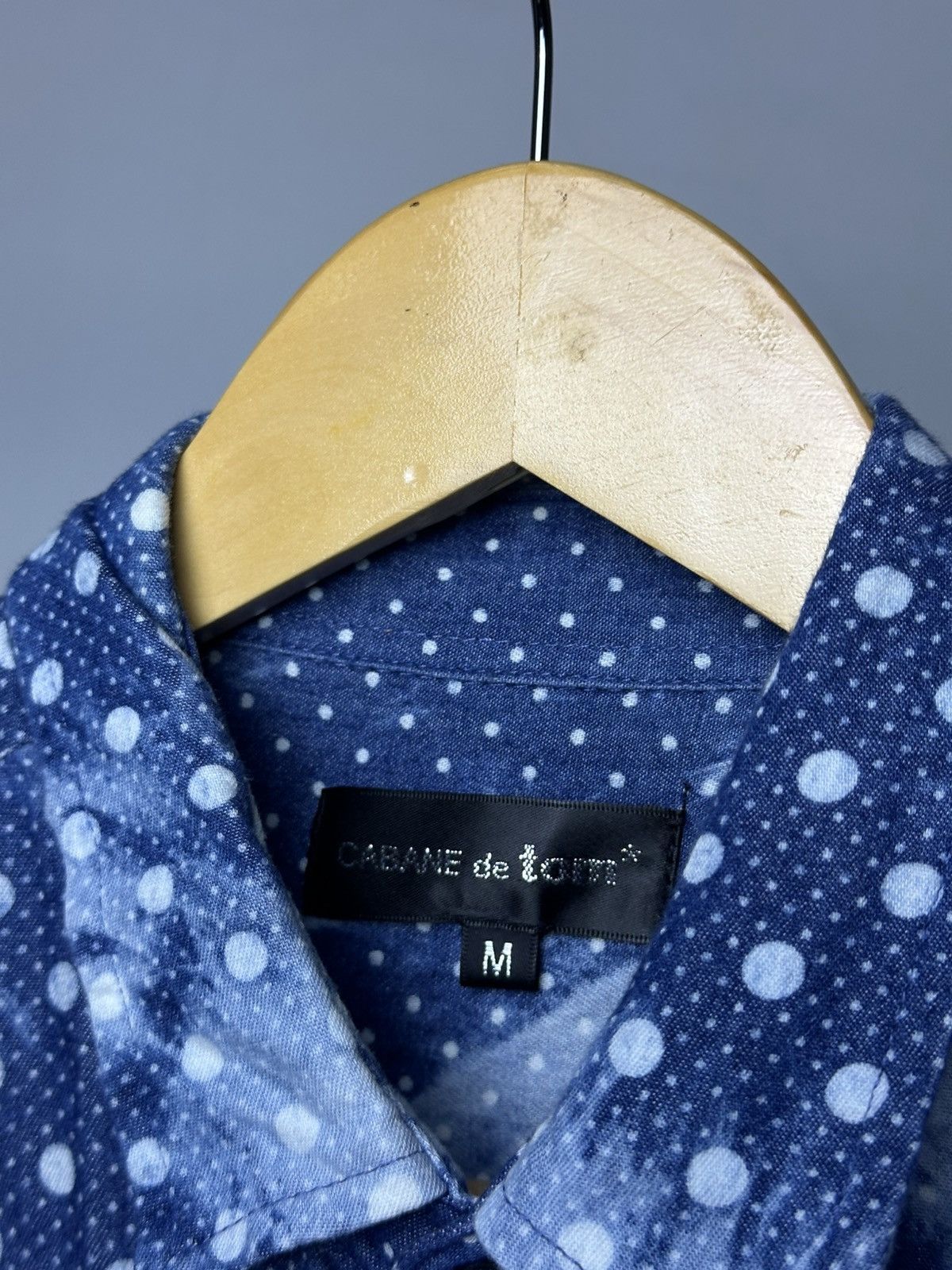 Designer Cabane De Toms Full printed Polkadot button shirt Size M / US 6-8 / IT 42-44 - 5 Thumbnail