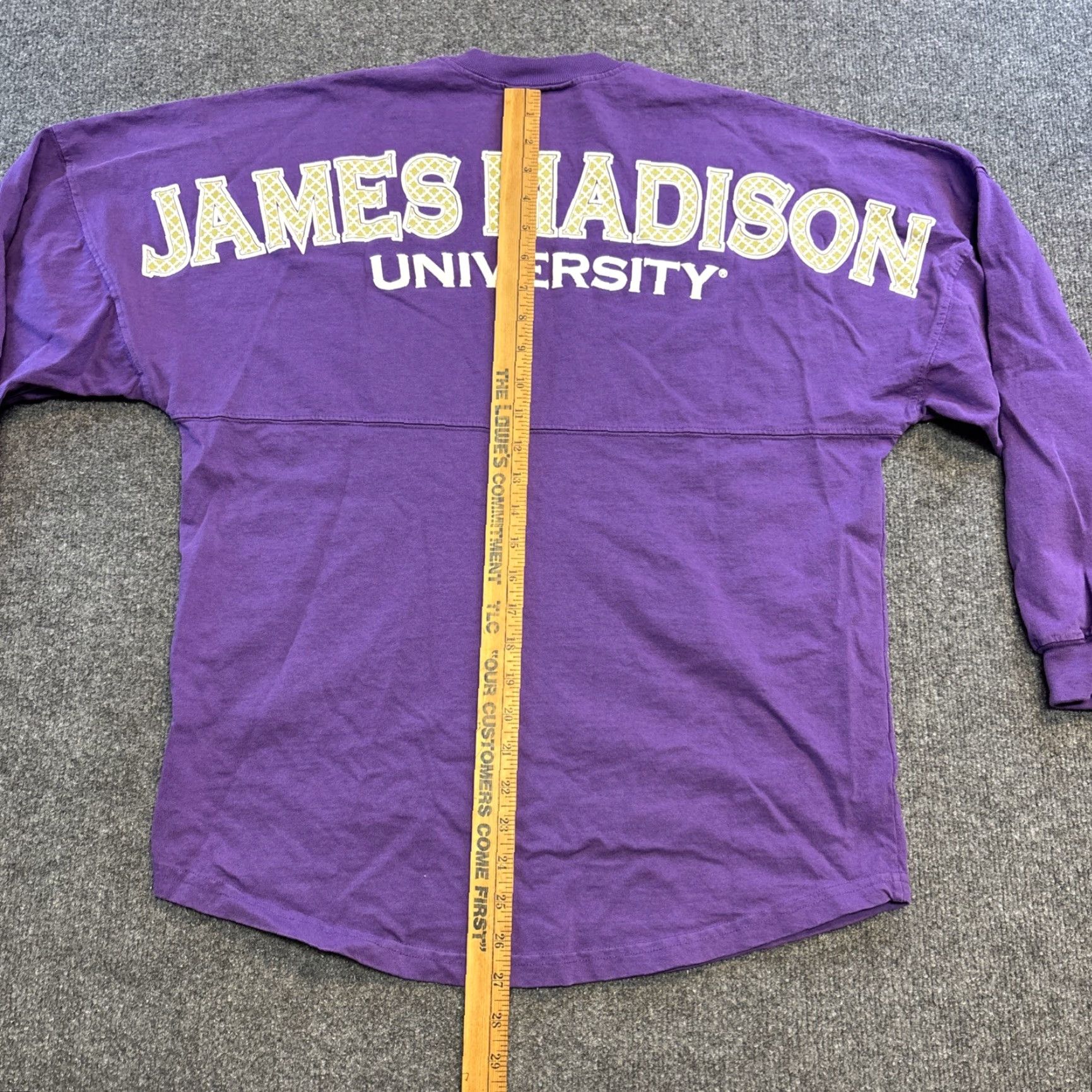 Madison Original League Spirt Jersey Purple Oversize Small JMU James Madison University Shirt Womens S Purple University Oversized Size S / US 4 / IT 40 - 6 Thumbnail