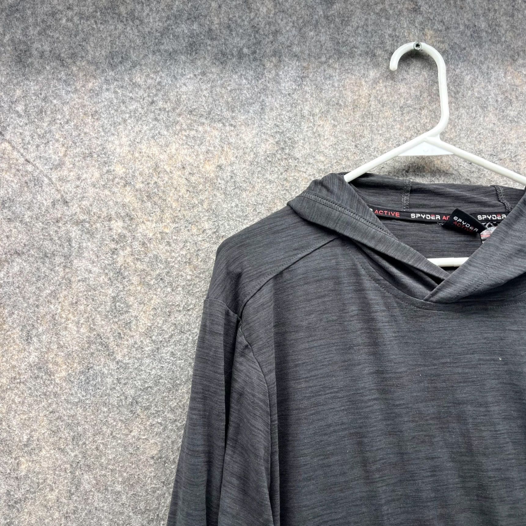Spyder Spyder Sweater Men XXL Adult Black Hooded Sweatshirt Pullover Polyester Active Size US XXL / EU 58 / 5 - 3 Thumbnail