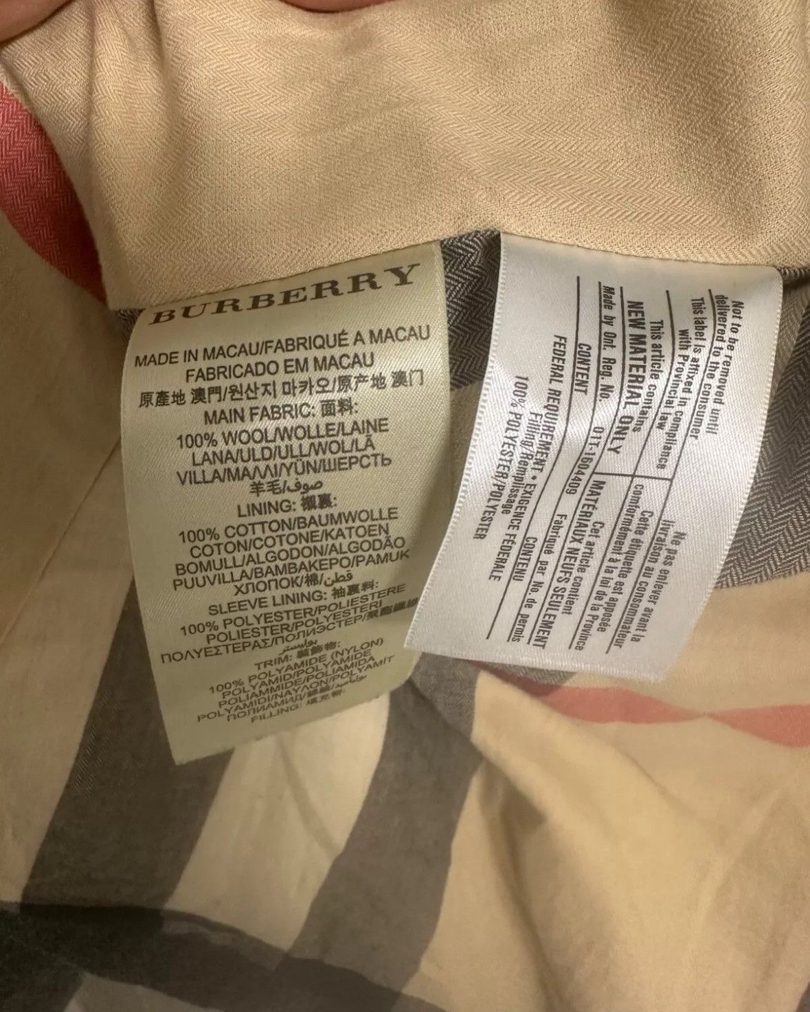 Burberry Burberry Nova check Wool Blazer Size 50S - 5 Thumbnail