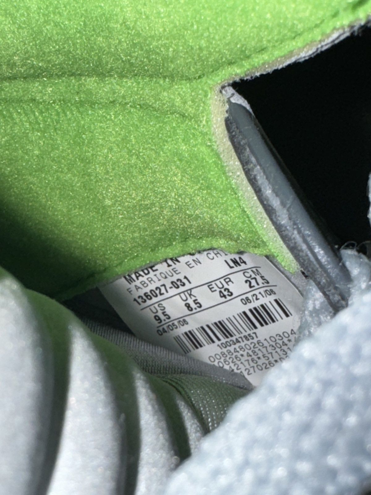 Jordan Brand (Deadstock) Retro (2006 Release) Jordan 5 Green Bean Size US 9.5 / EU 42-43 - 10 Thumbnail