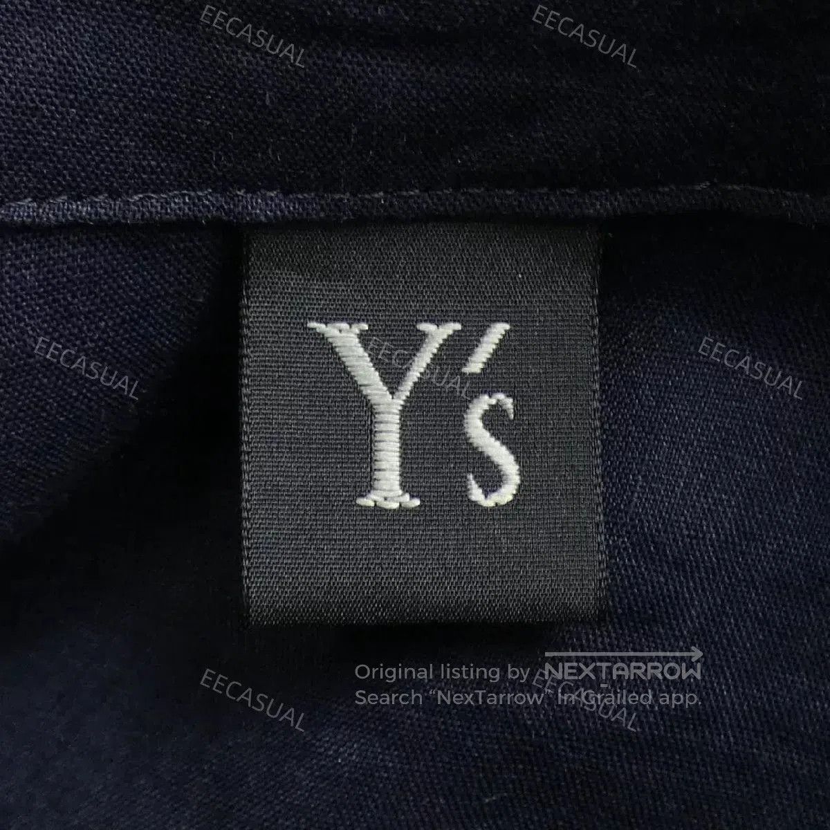 Y's Y's Navy Blue Short Sleeve Shirt. Size US M / EU 48-50 / 2 - 7 Thumbnail