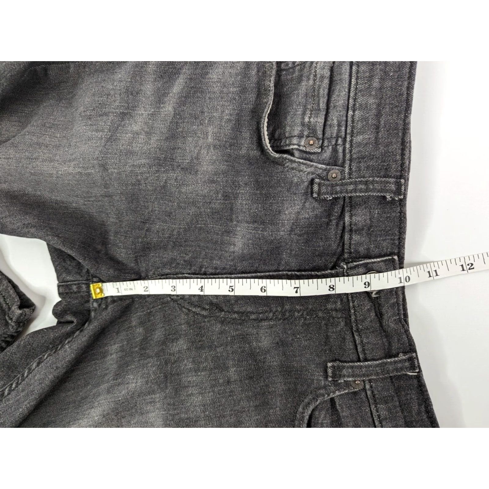 Levi's Levis 512 Slim Taper Jeans Mens Regular 29x31 Black Denim Cotton Stretch 5-Pocket Classic Vintage N/A 90s Size US 30 / EU 46 - 7 Thumbnail
