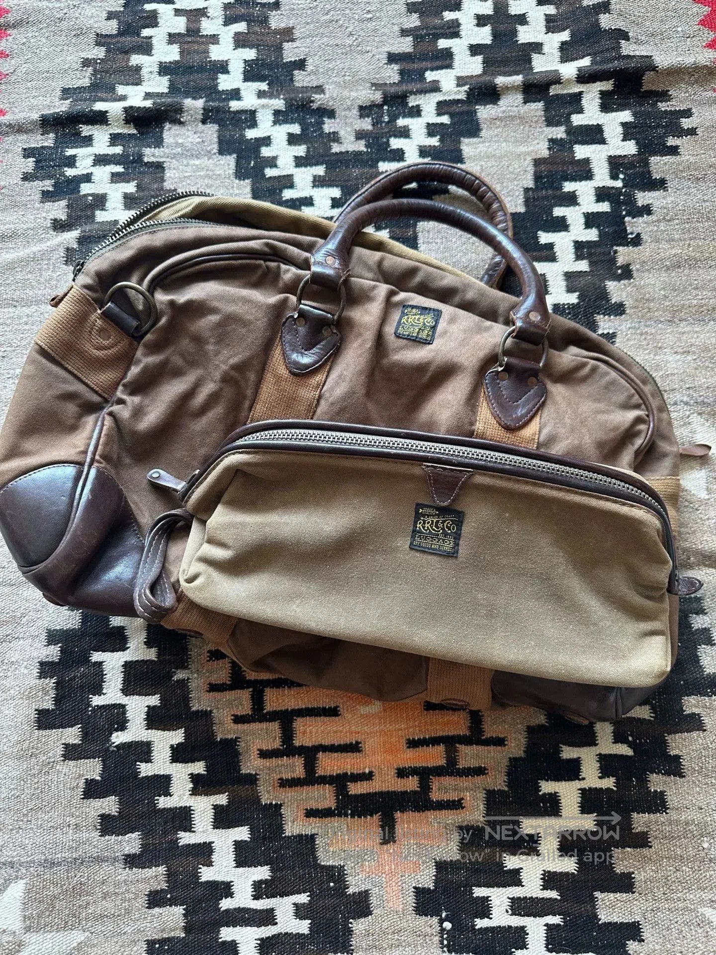 RRL Ralph Lauren RRL Toiletry Bag. Size ONE SIZE - 6 Thumbnail