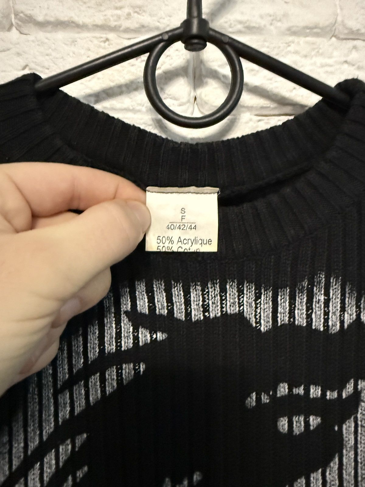 Japanese Brand × Vintage Y2K Vintage Sweater Yohji Yamamoto Japanese Style Opium Size US S / EU 44-46 / 1 - 3 Thumbnail