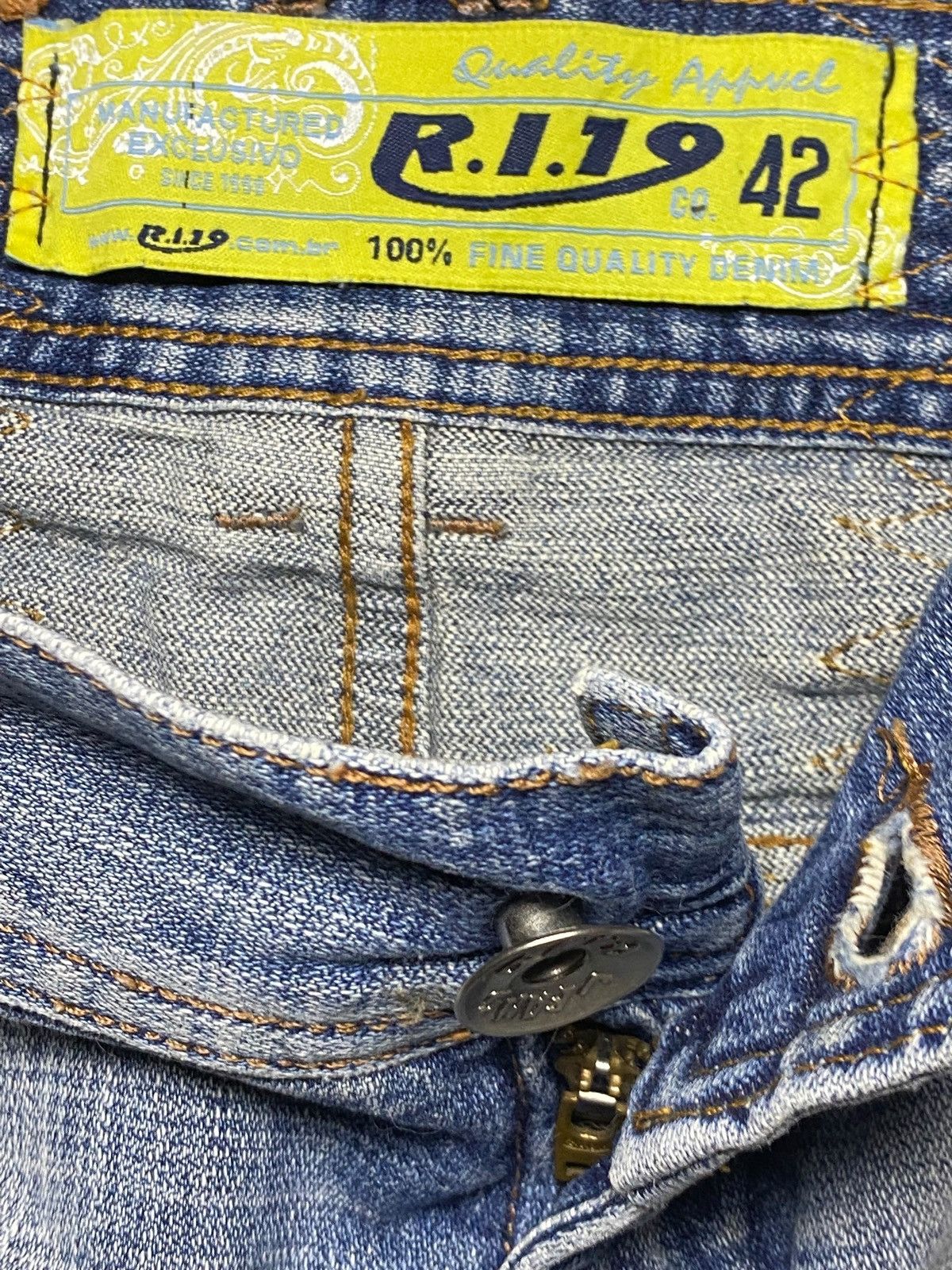 14th Addiction Rare R119 Multi Pocket Rusty Jeans Size US 32 / EU 48 - 12 Thumbnail