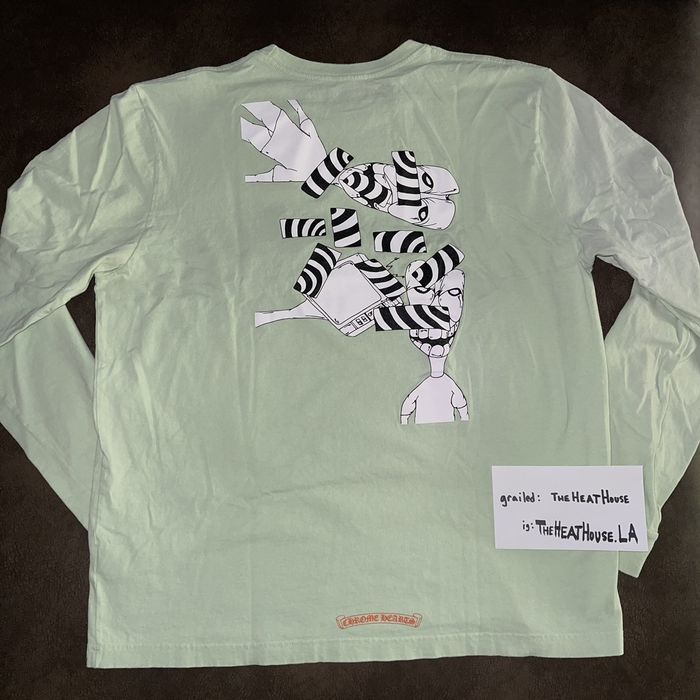 Chrome Hearts Chrome Hearts Matty Boy Lust L/S Tee (Seafoam) Size