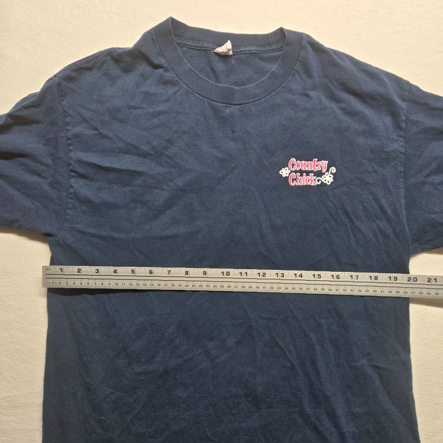 Vintage VINTAGE Simply Southern Women's T-Shirt Casual Short Sleeve L Blue Heart Theme 2000s Size L / US 10 / IT 46 - 5 Thumbnail