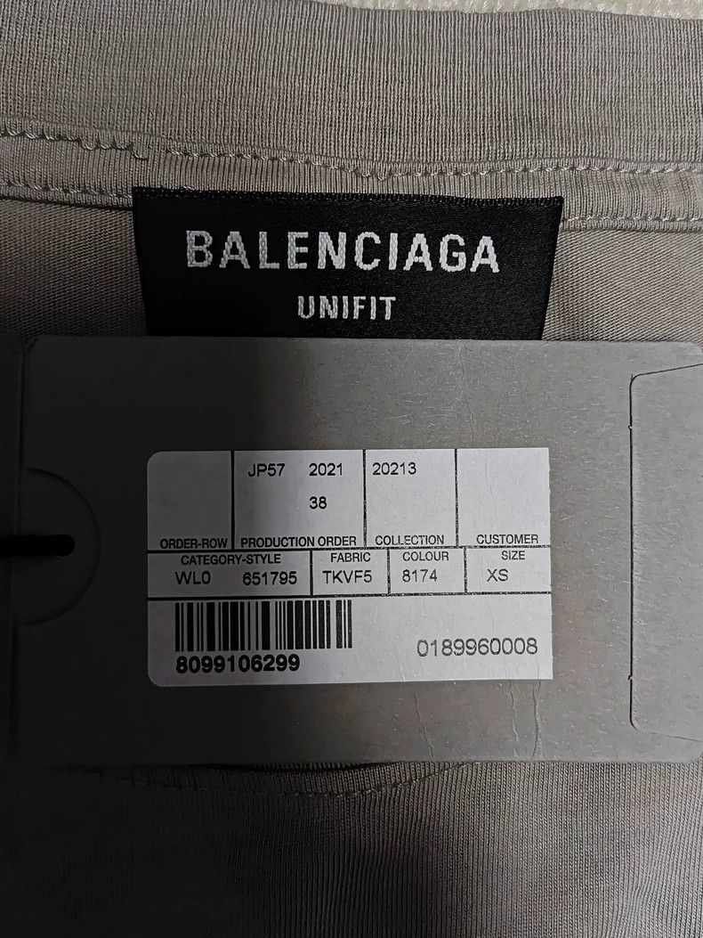 Balenciaga Balenciaga 22ss Blur Mosaic Logo Do Old Destroy Short Sleev Size US XS / EU 42 / 0 - 4 Thumbnail
