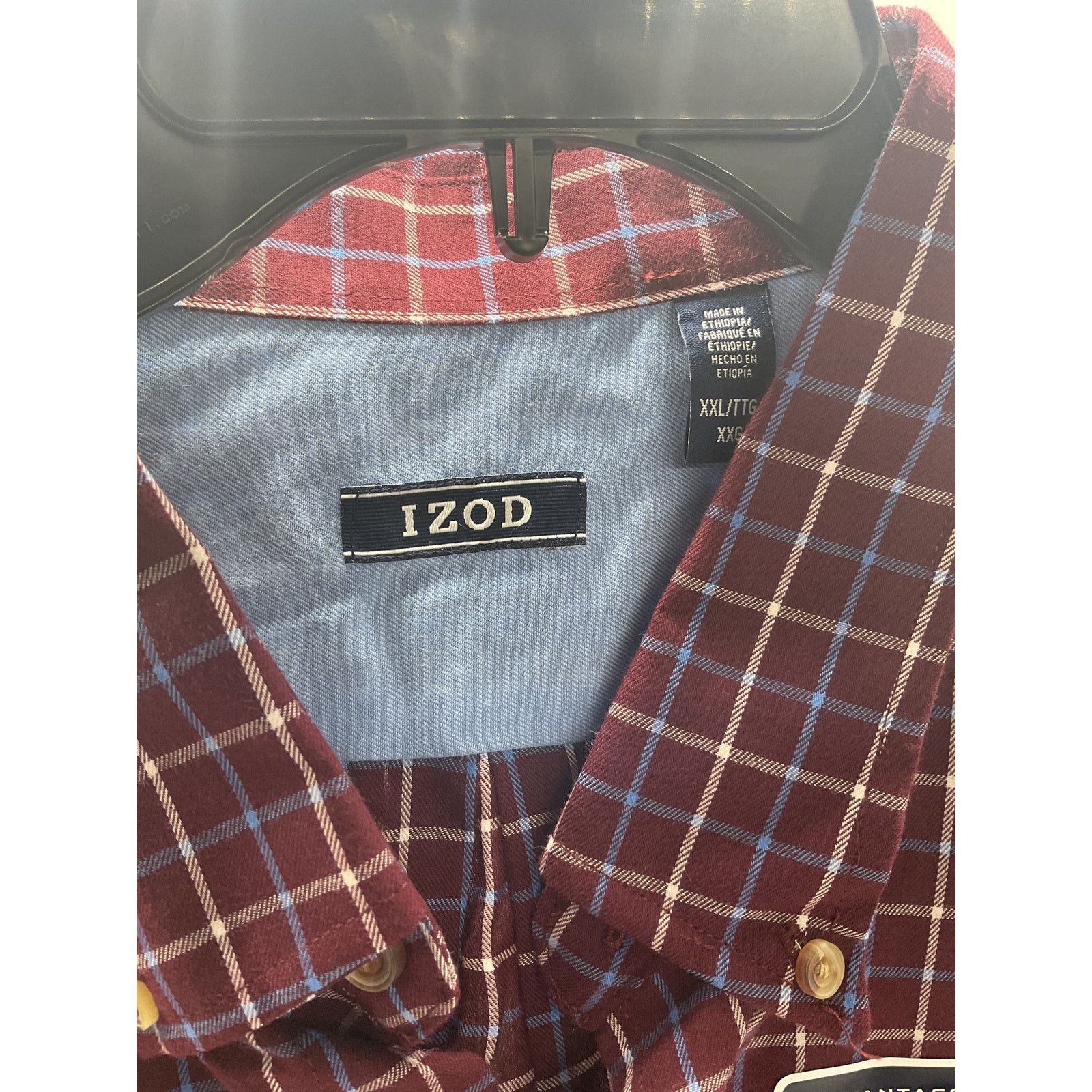 Izod IZOD Mens Advantage Casual Button Up Shirt - Size XXL Size US XXL / EU 58 / 5 - 5 Thumbnail