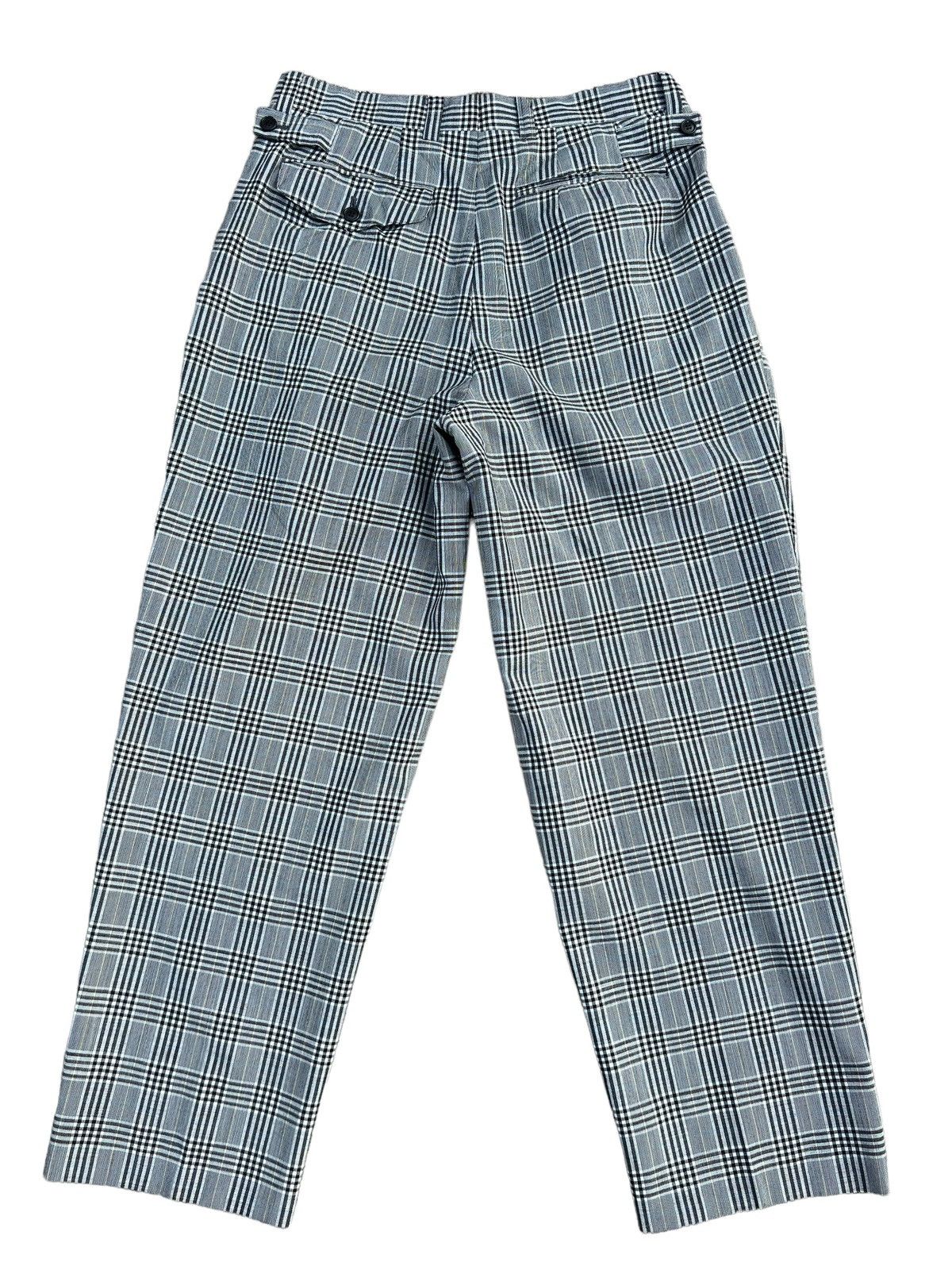 Vintage 90s Christian Dior Sports Checks Wool Trouser Pant