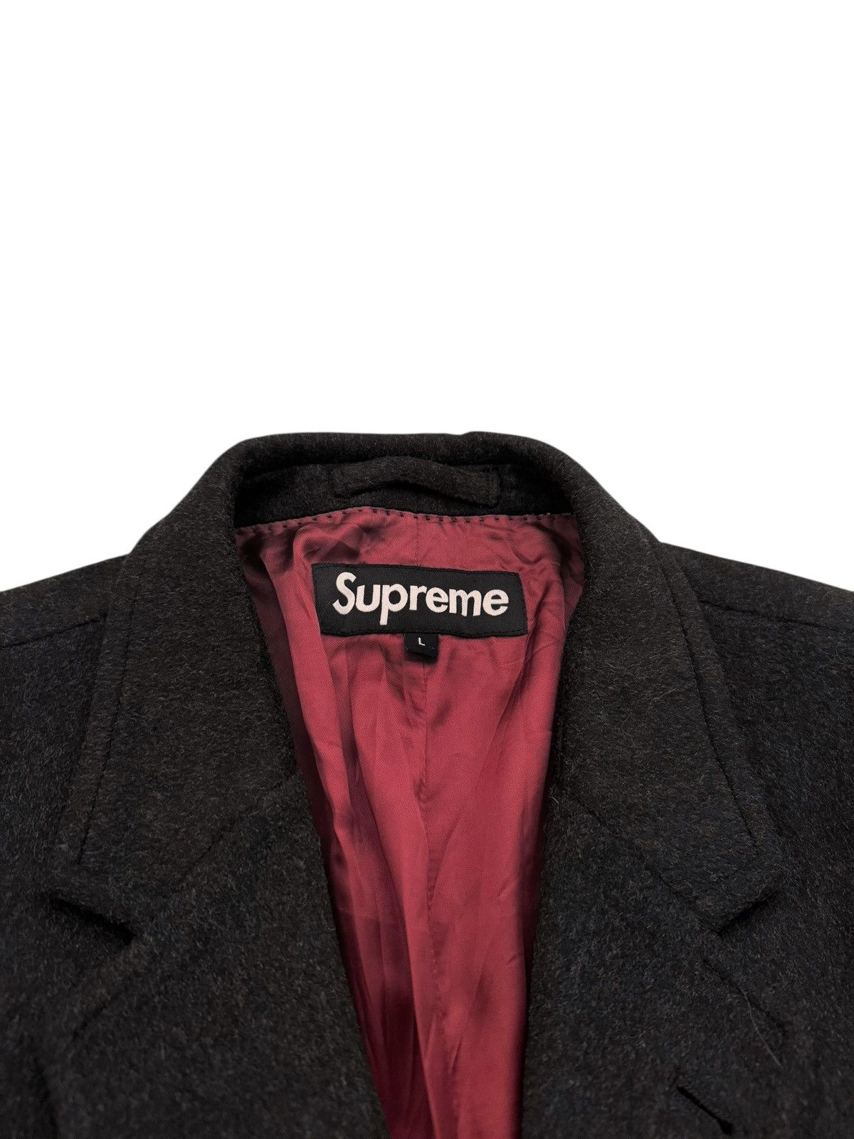 Supreme RARE Loro Piana Wool Coat Size US L / EU 52-54 / 3 - 4 Thumbnail