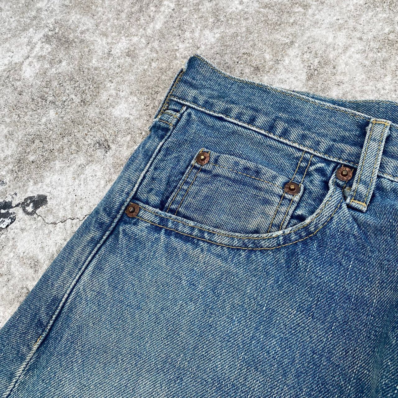 Levi's Vintage Levis 503B Big E Selvegde Redline Denim Size US 32 / EU 48 - 10 Thumbnail