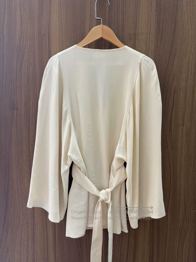 Hermes Hermes Weaving rope tie silk blouse Size XS / US 0-2 / IT 36-38 - 2 Thumbnail