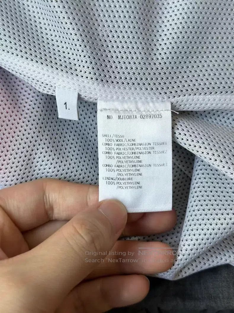 Thom Browne Thom Browne Wool Striped Windbreaker Size US S / EU 44-46 / 1 - 4 Thumbnail
