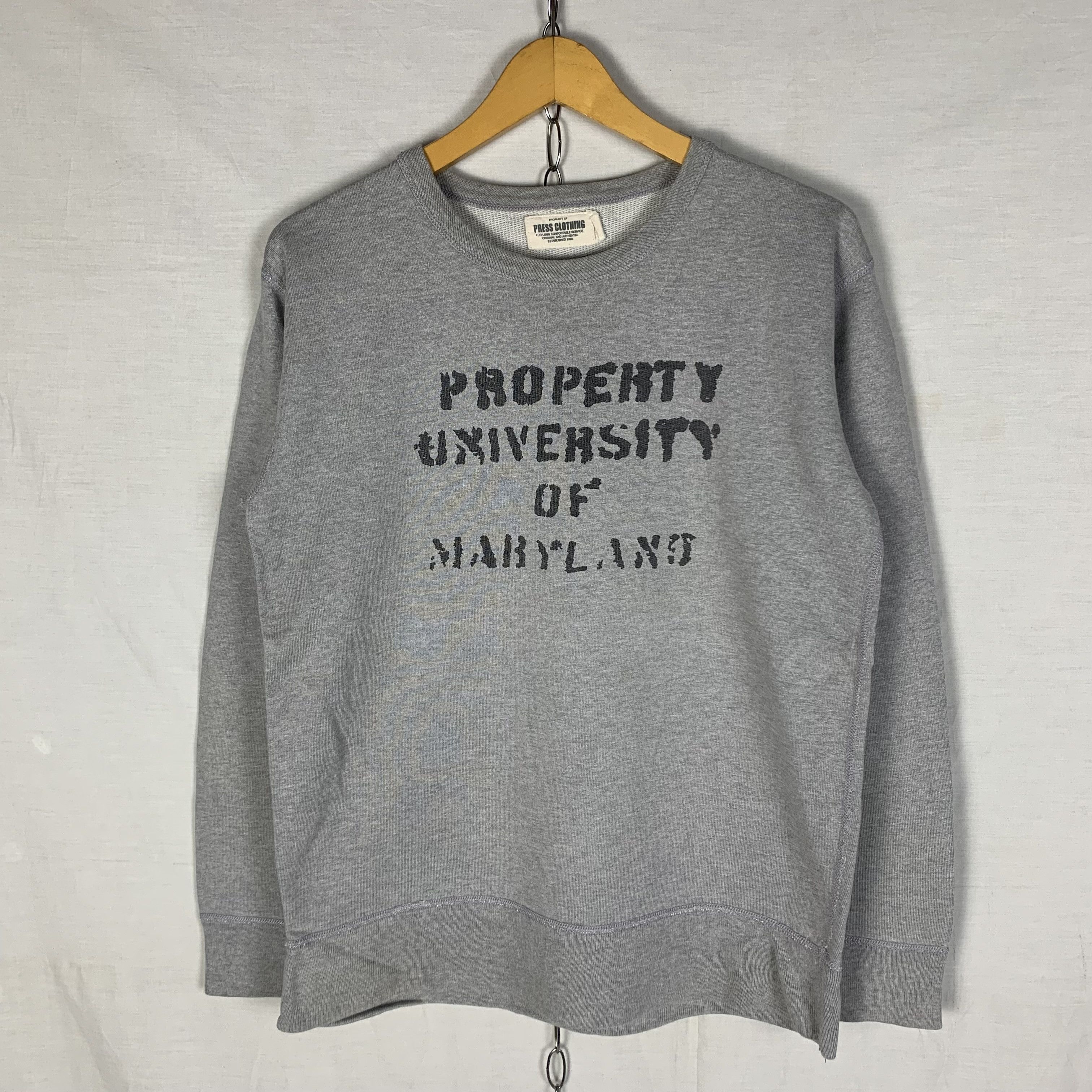 Vintage Vintage University of Maryland Sweatshirt Crewneck Size US M / EU 48-50 / 2 - 1 Thumbnail