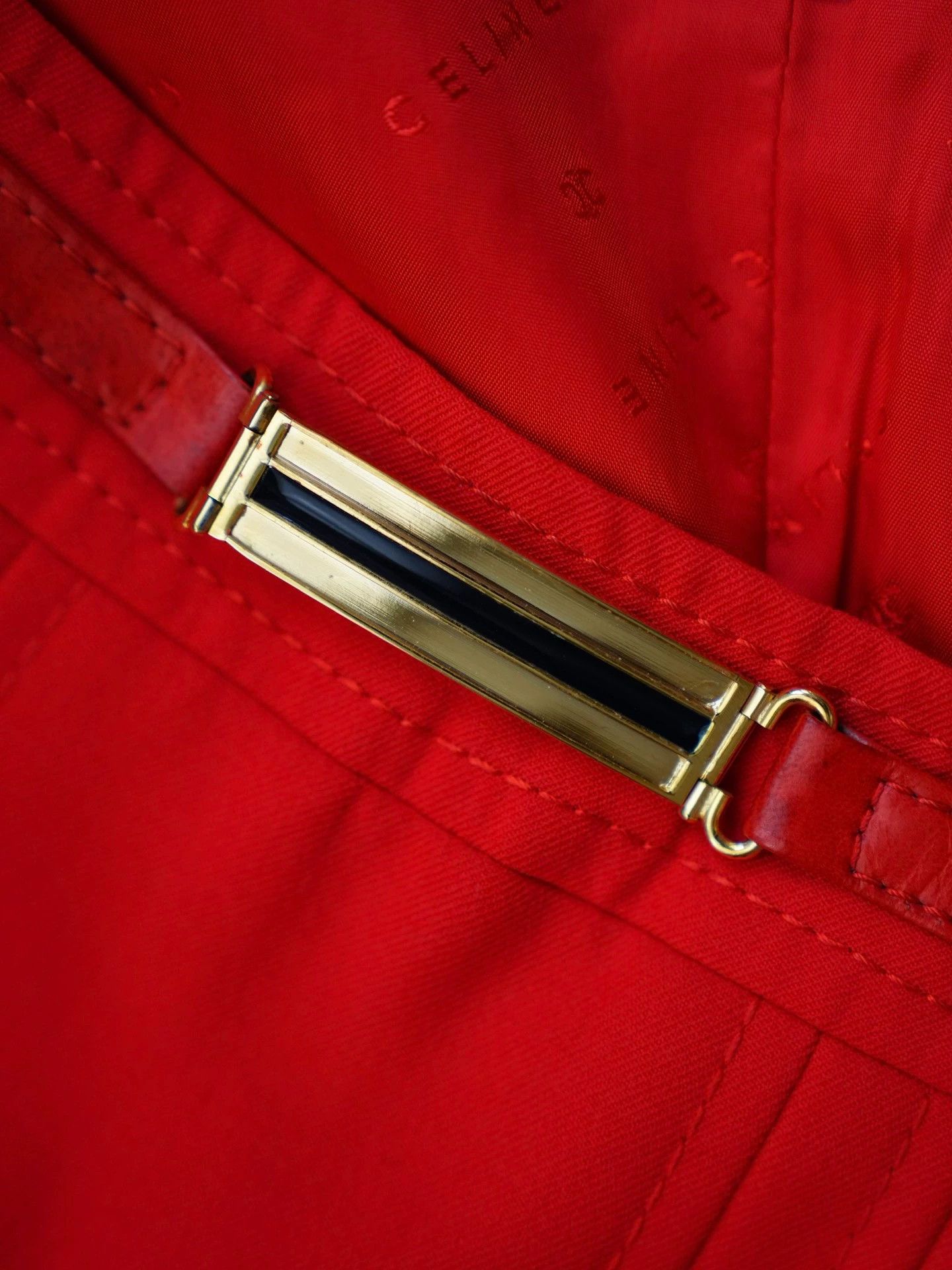 Celine Celine Vintage Red Pleated Wool M Skirt Size 27" / US 4 / IT 40 - 4 Thumbnail